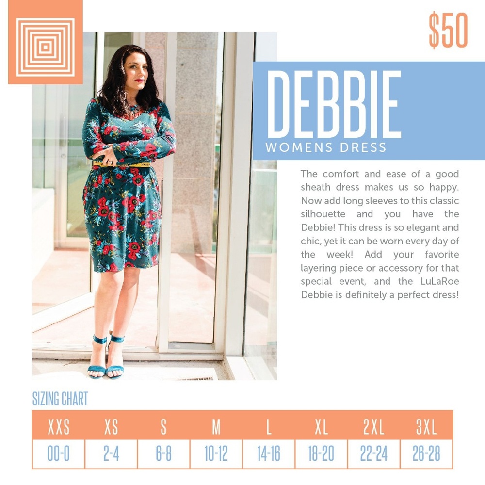 NWT Lularoe Debbie Dress - Picture 5 of 5